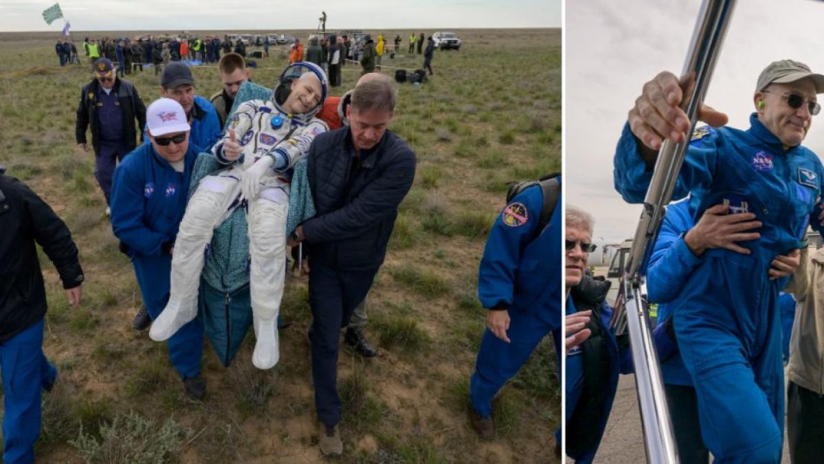 El astronauta activo más longevo regresó a la Tierra para celebrar su cumpleaños