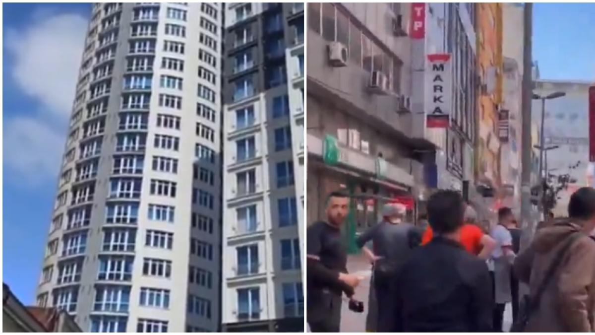 Se reportaron más de 150 personas heridas por saltar del pánico de edificios durante el terremoto en Estambul