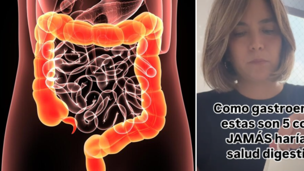Gastroenteróloga revela cinco cosas que no haría por su salud digestiva: la primera es muy común