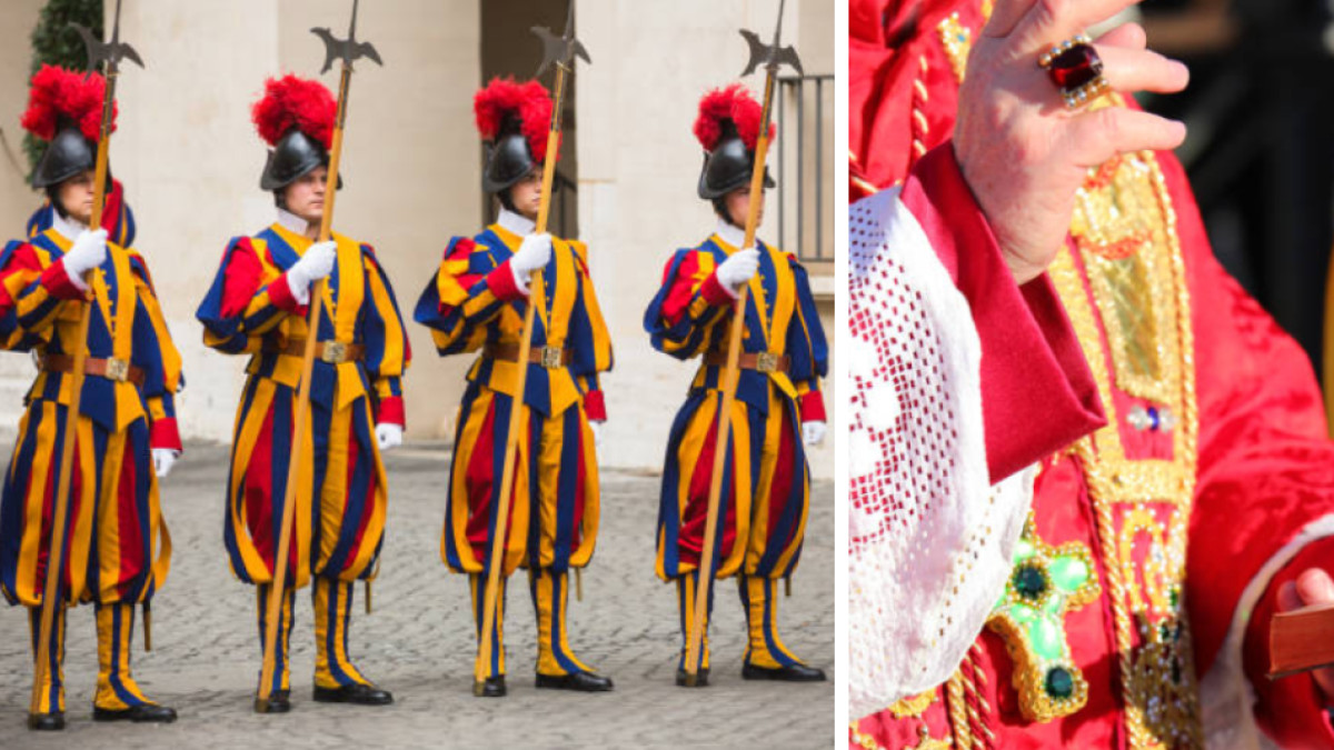 Guardia Suiza Pontificia: ejercito de hombres suizos, católicos y solteros que cuida al papa hace más de 500 años