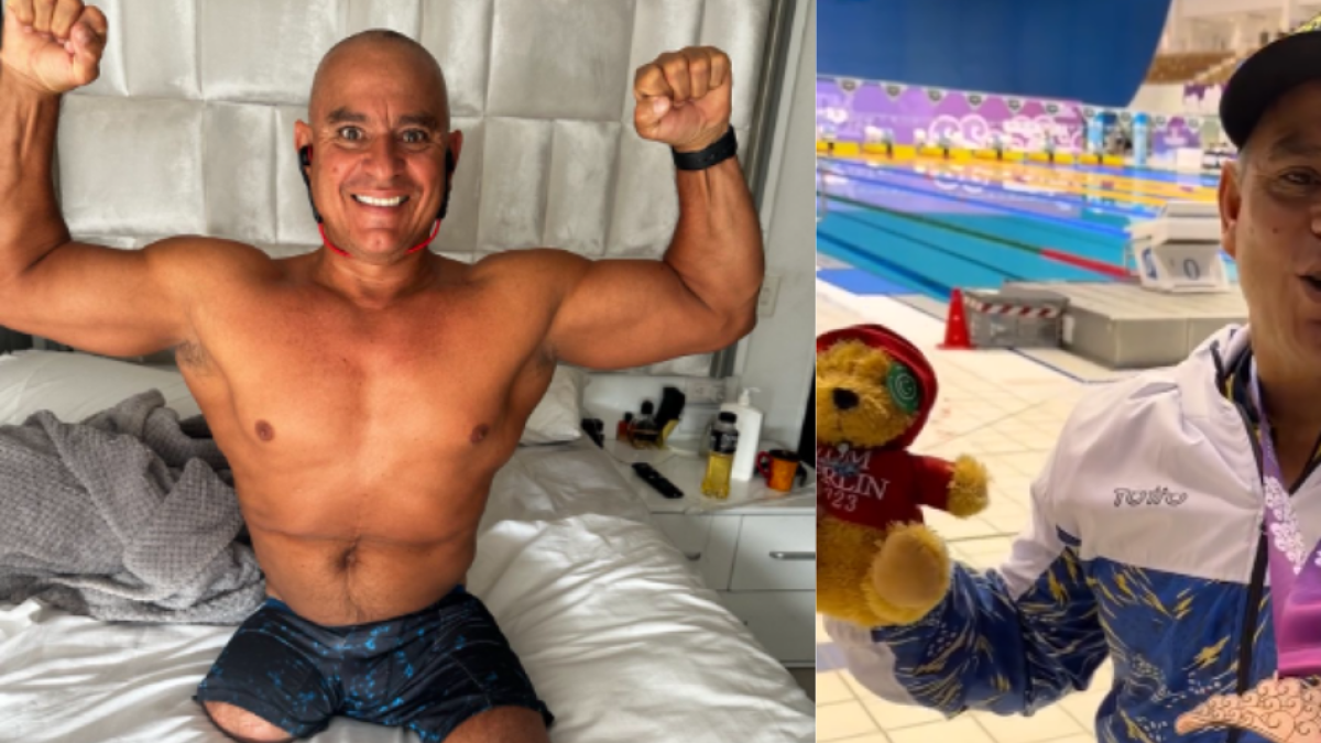 Moisés Fuentes, el nadador paralímpico que quiso acabar con su vida tras un atentado y volvió a nacer en el agua