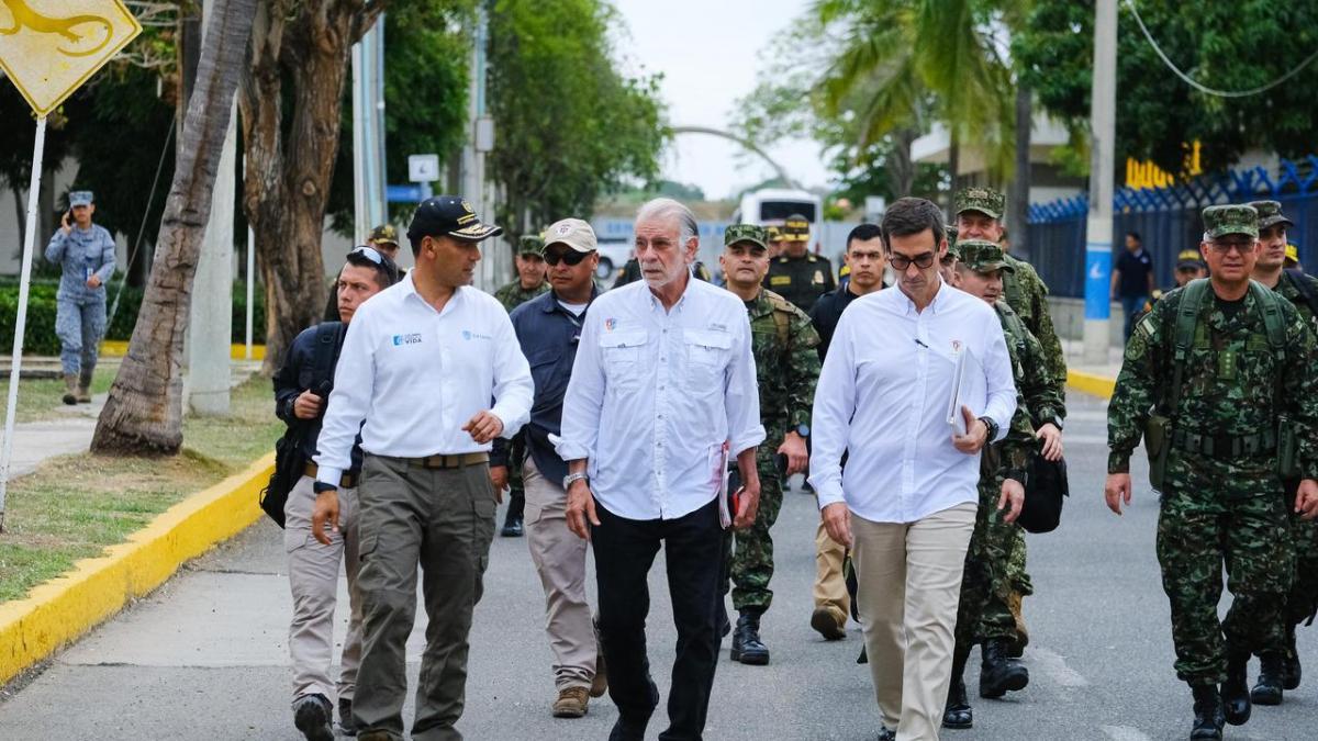 Gobernador Verano pide a Mindefensa acciones concretas para garantizar la seguridad en el Atlántico
