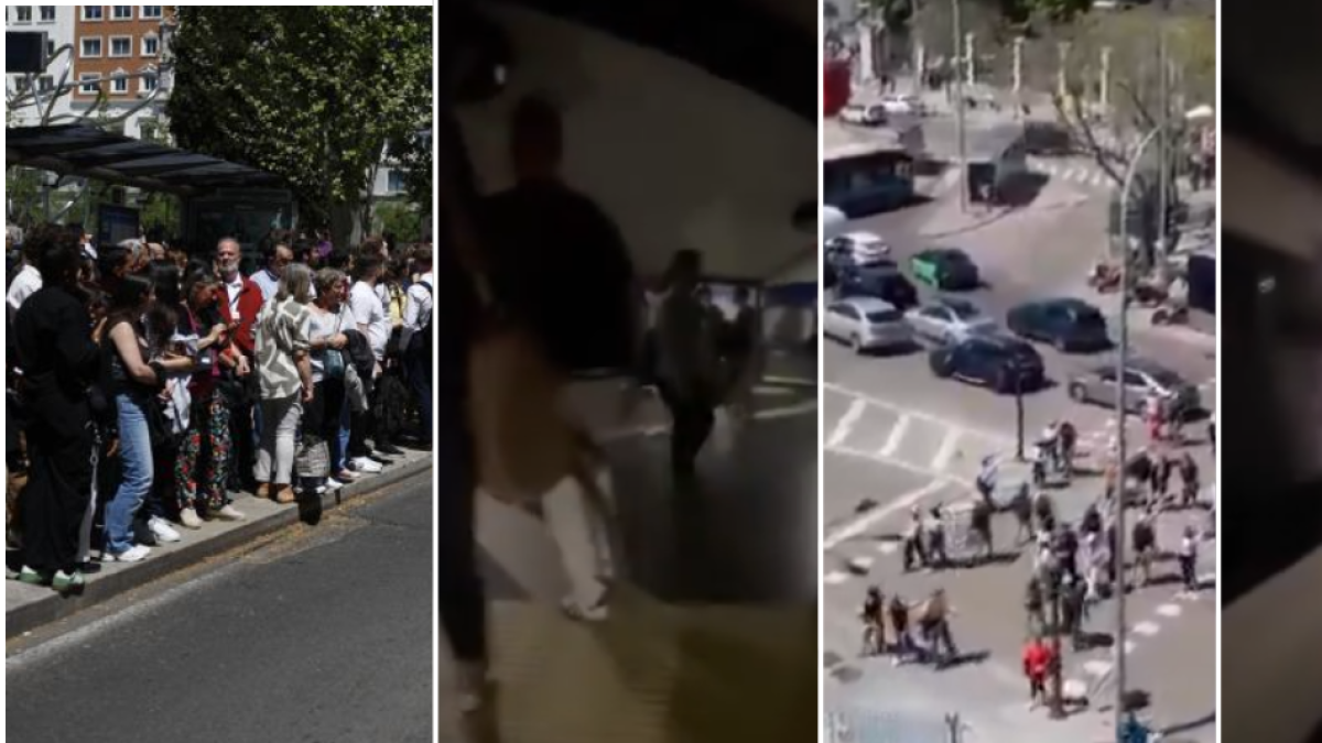 En fotos y videos | Madrid, colapsada; sin Metro ni semáforos por apagón eléctrico en España: ‘Escuchan radio’