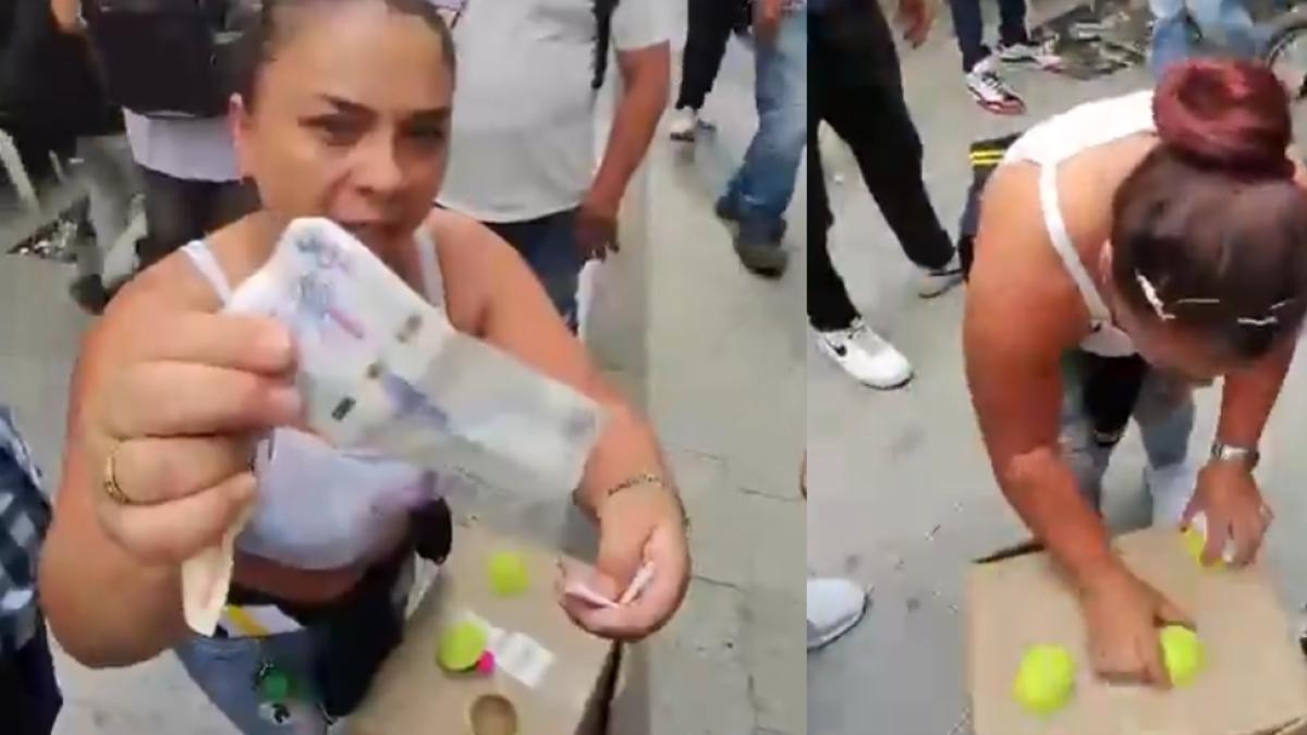 Extranjero grabó el momento en el que fue robado con el juego de 'la bolita' en el centro de Medellín