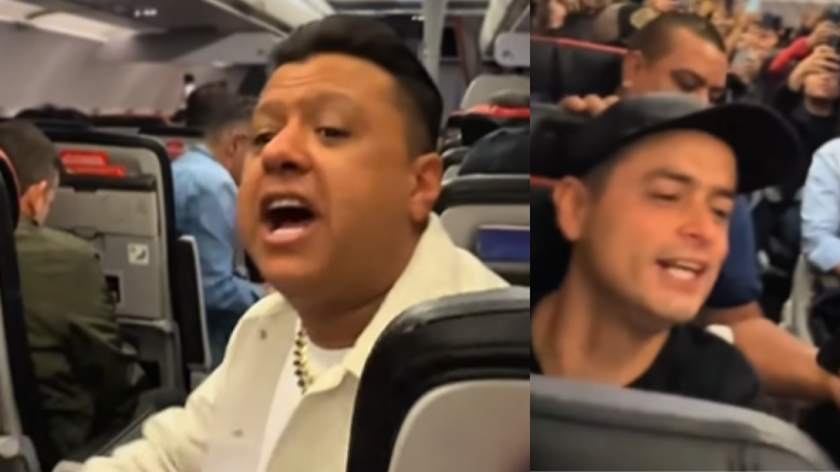 Rafael Santos, hijo de Diomedes Díaz, cantó para los pasajeros de un avión con destino a Valledupar