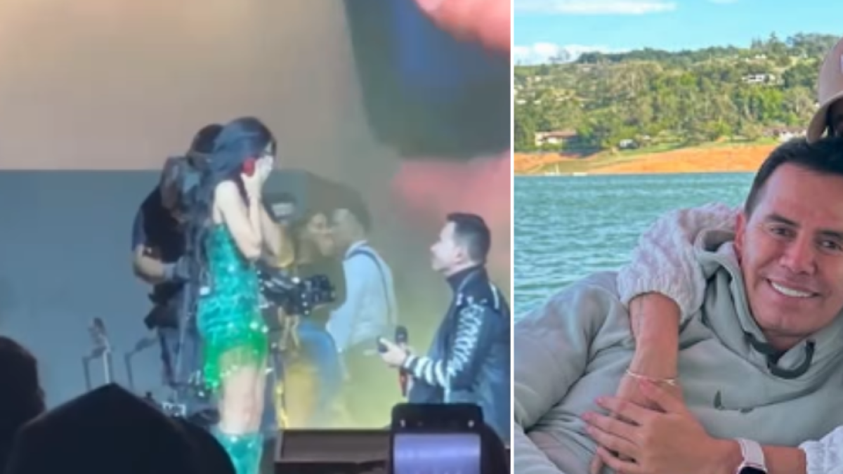 Video | Jhonny Rivera le pidió matrimonio a Jenny López en concierto en el Movistar Arena, en Bogotá: 'Fue mágico'