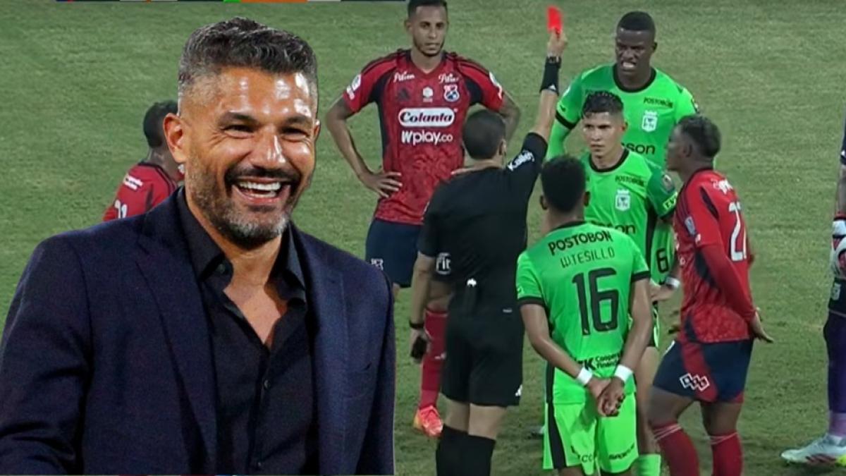 Javier Gandolfi, técnico de Nacional, cuestionó el número de expulsiones en el fútbol colombiano