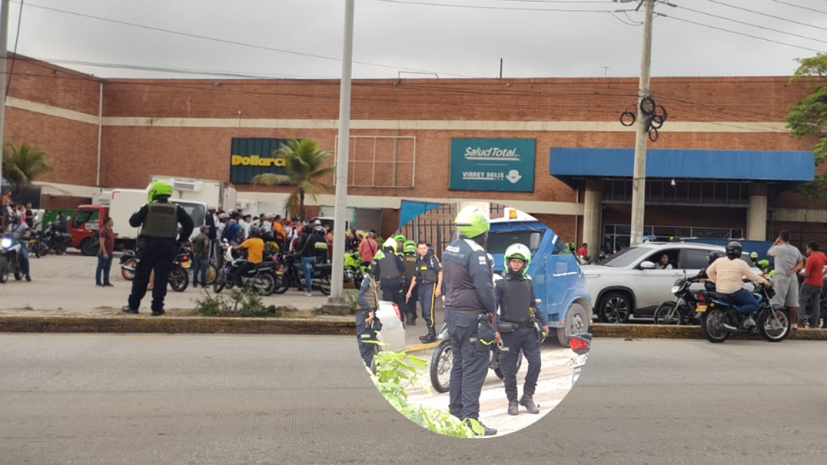 Intento de robo a carro de valores desata balacera en centro comercial Metropolitano de Barranquilla
