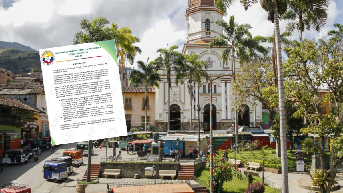 Disidencias de las Farc anunciaron ofensiva armada para 'retomar el control' del municipio de Ituango, en Antioquia