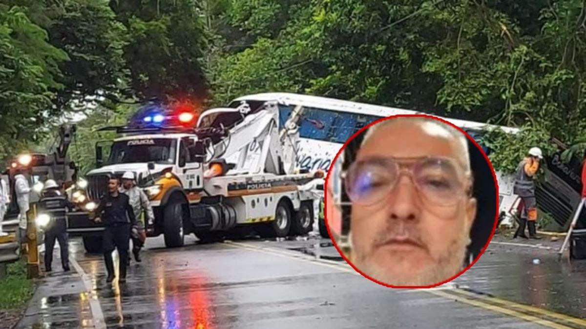 Identifican al conductor de bus que murió en grave accidente en la vía Mariquita - Armero, en Tolima