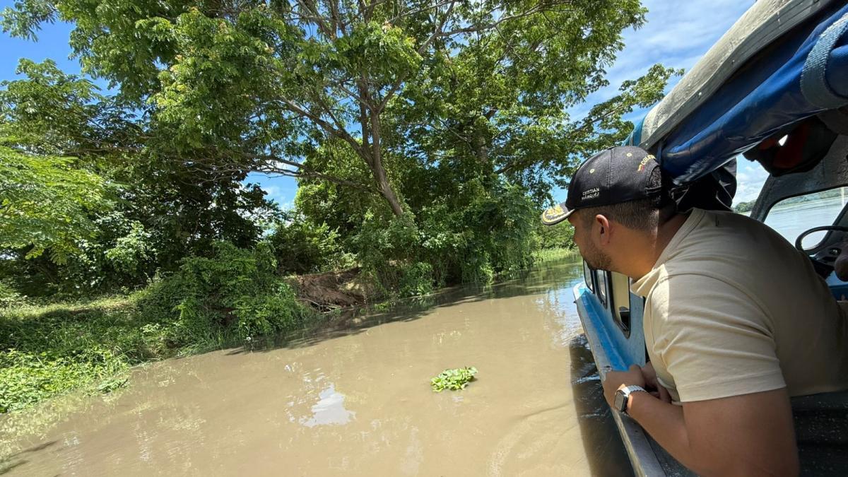 Declaran alerta naranja en Gamarra (sur del Cesar) por incremento del nivel del río Magdalena