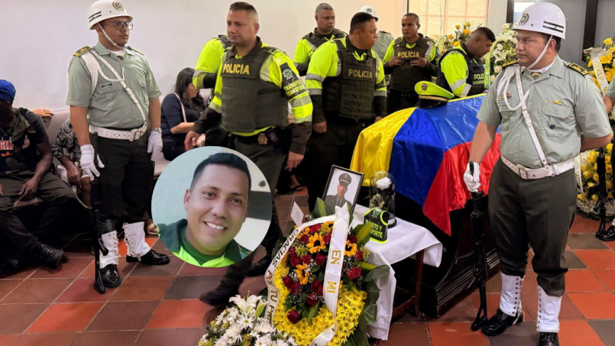 Magdalena: la triste despedida del agente Ronald Montañéz: 'mi amor, ¿quién cuidará de nosotras ahora?'