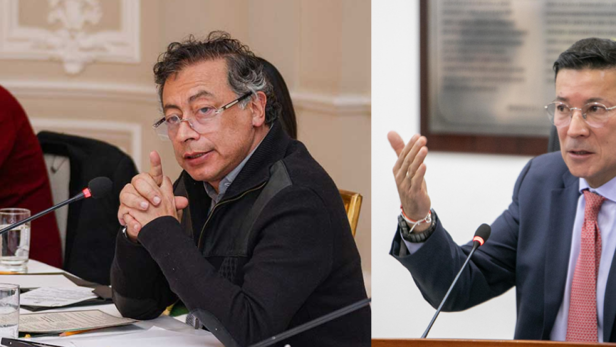 Presidente Gustavo Petro y registrador Hernán Penagos hablaron sobre la consulta popular en Casa de Nariño