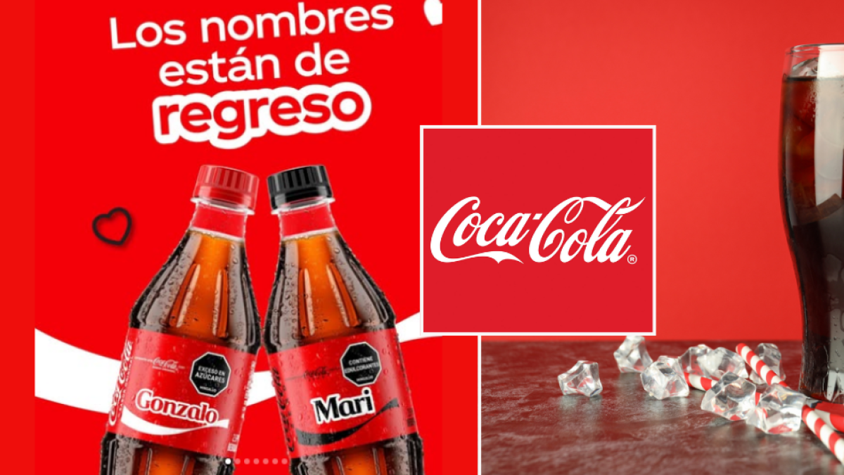 Vuelven las botellas de Coca-Cola personalizadas con su nombre: así puede conseguirlas