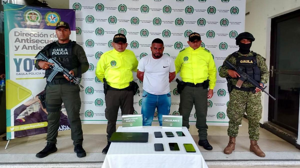 Capturan de alias 35, cabecilla del Clan del Golfo en Sucre: recaudaba $800 millones mensuales en rentas ilegales