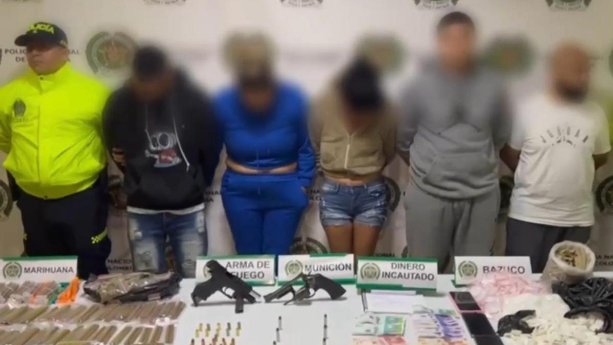 Medellín: seis capturas y más de 9.000 dosis incautadas en operativo contra el microtráfico en el barrio Antioquia