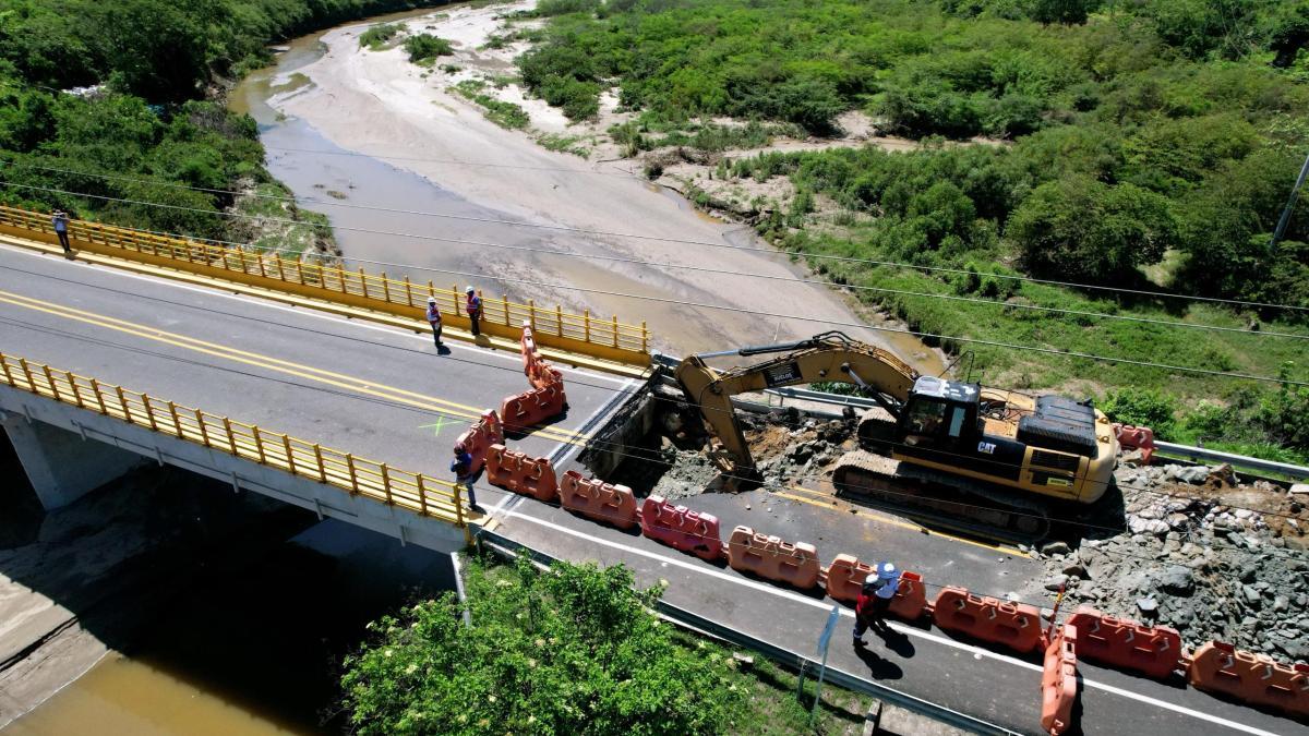 Emergencia en la vía Barranquilla-Cartagena: habilitación parcial en 15 días tras daños en puente de Juan de Acosta