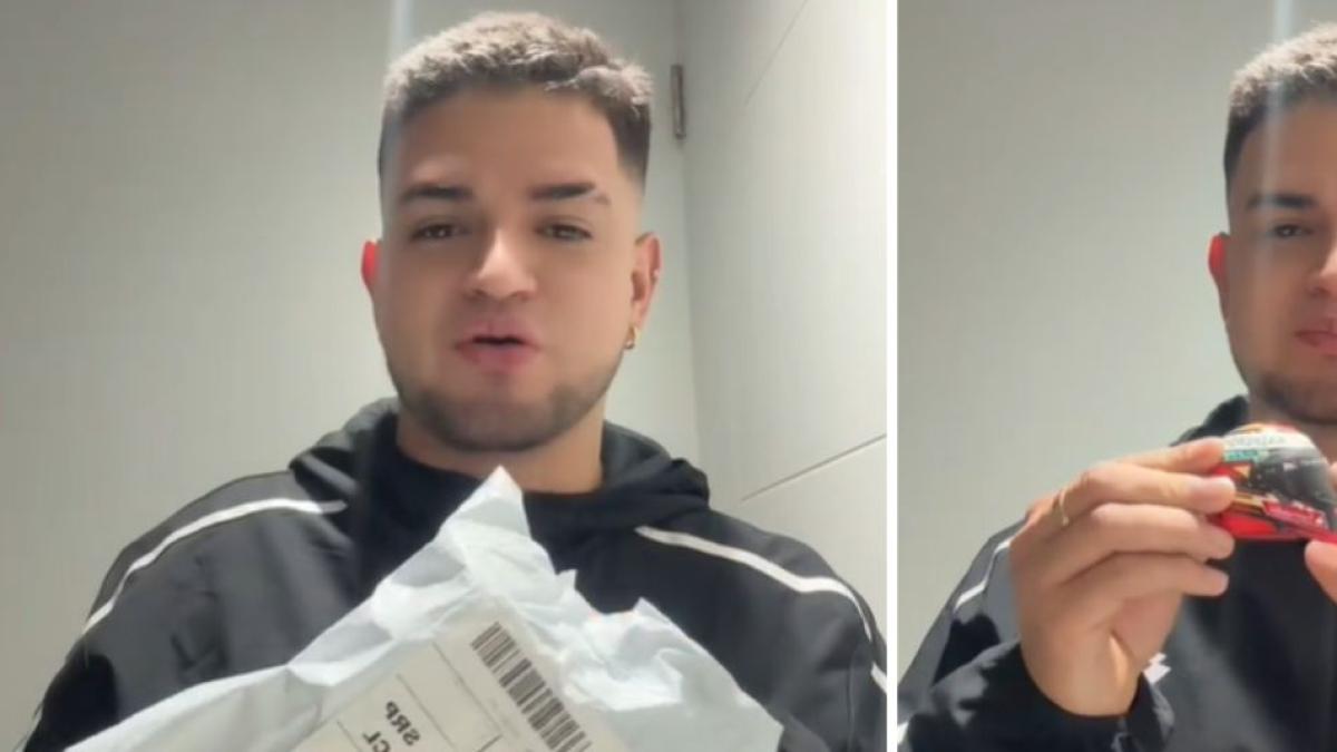 Bromeó con comprarse un casco en Temu y al recibirlo se quedó sin palabras: ‘Es para la gente que lee’