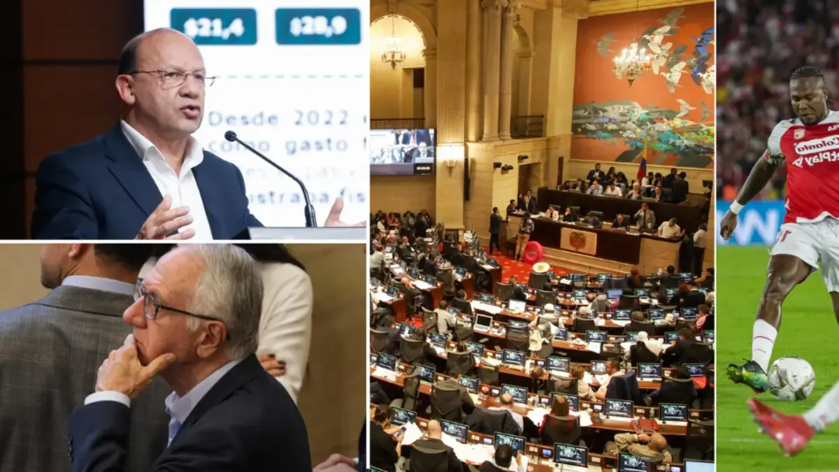 Discusión del presupuesto 2026; reforma de la salud; partidos Liga BetPlay y lo que será noticia la otra semana