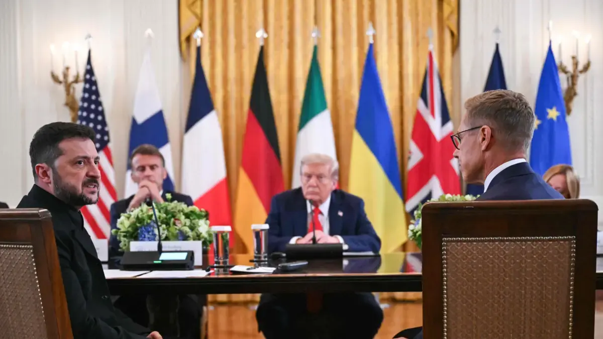 Donald Trump dice que Europa le dará garantías de seguridad a Ucrania