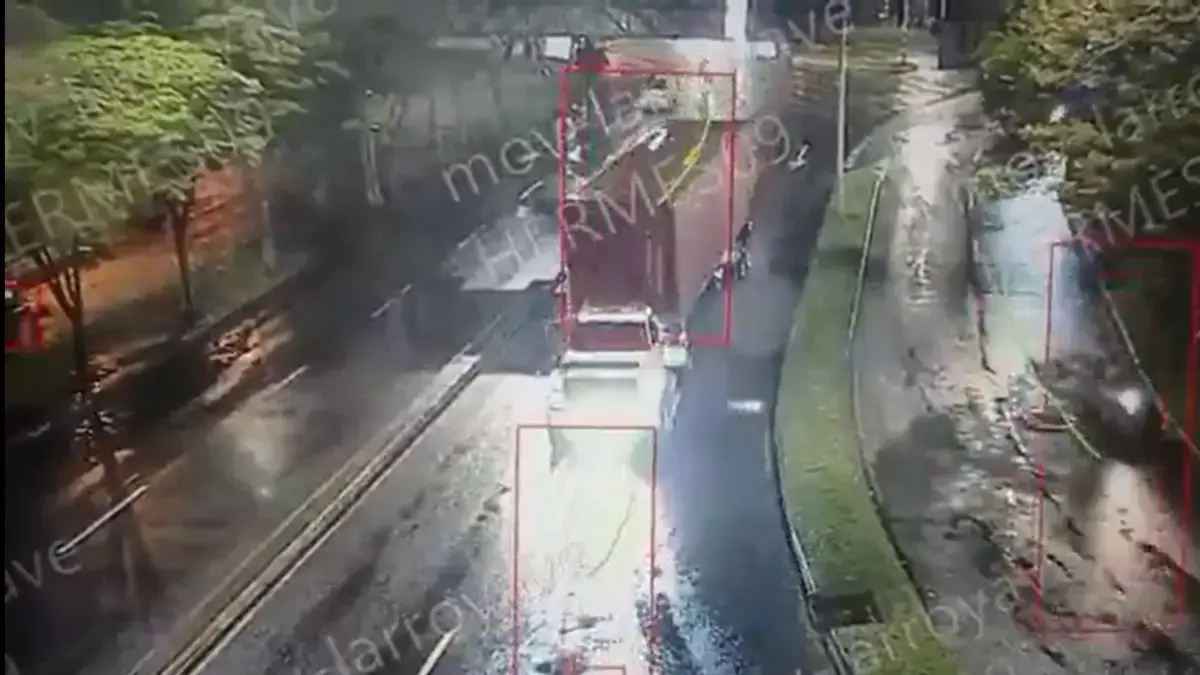 Conductor de tractocamión arrolló a una mujer y se dio a la fuga: van 49 casos de vehículos fugados tras siniestros viales en Medellín