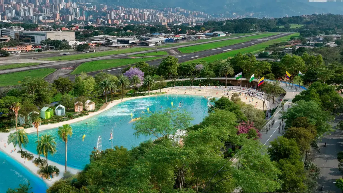 Así será el nuevo 'Gran Parque Medellín', el mega proyecto deportivo y recreativo con el que la capital de Antioquia ahora tendrá mar y playa
