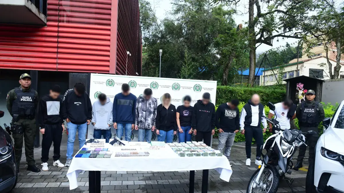 Operación Atlas: así desmantelaron a 'Los del alto', una de las bandas más poderosas del nororiente de Medellín: 13 integrantes fueron capturados