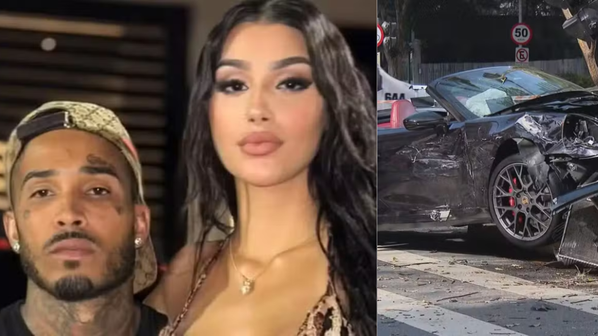 'Influencers' se accidentaron en Porsche que iba a gran velocidad e impactó un Hyundai en Brasil: los investigan por promover juegos de azar ilegales