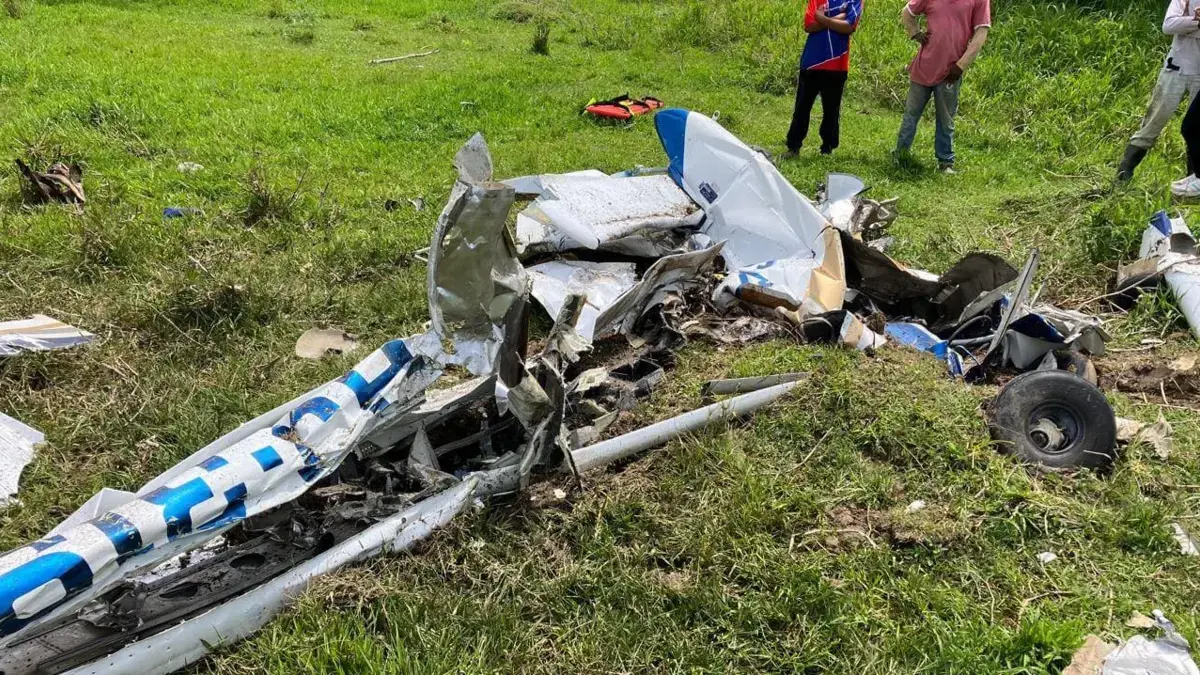 Tragedia aérea en Antioquia: se estrelló una avioneta en el municipio de Nechí, hay una persona muerta