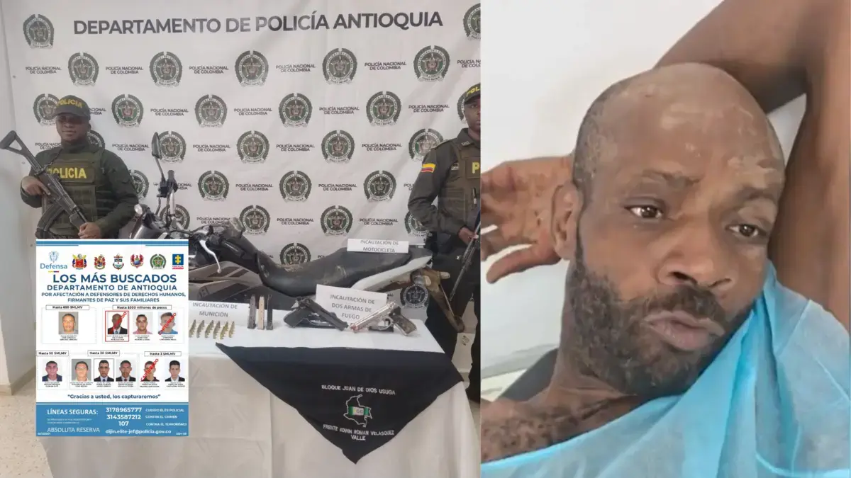 Alias Grone, cabecilla del 'clan del Golfo' fue judicializado por el homicidio de dos líderes sociales en Antioquia: fue capturado en mayo en Urrao