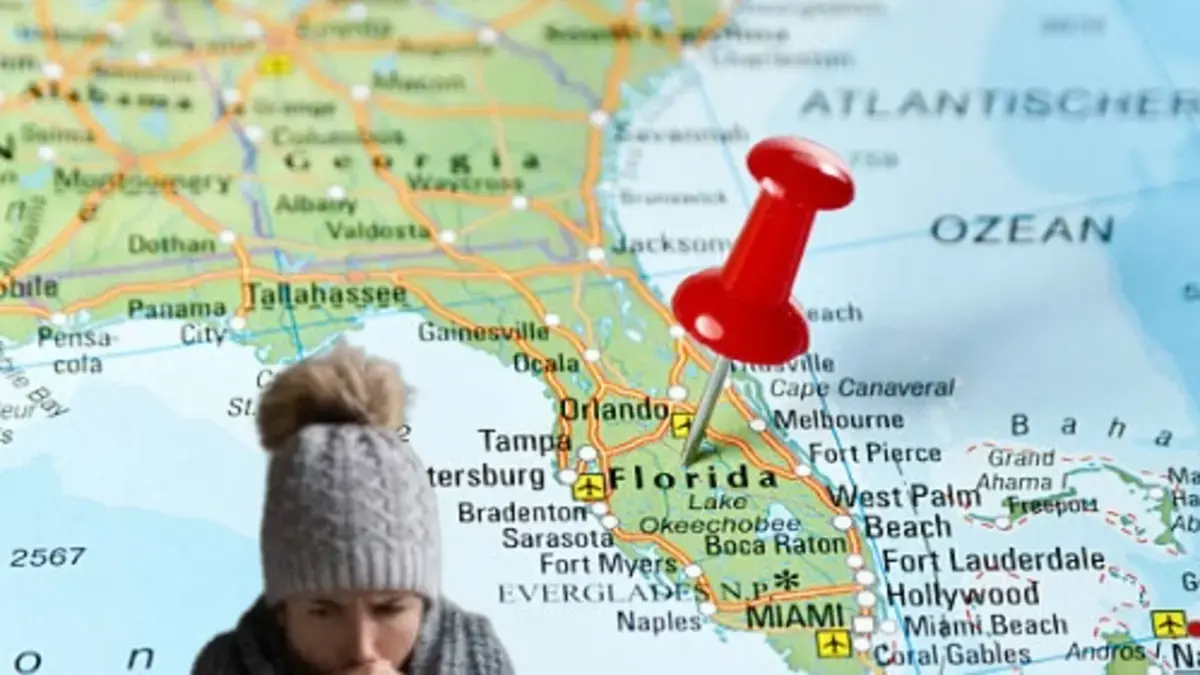 Se acerca un invierno fatal en Florida: cuáles son las zonas que más sentirán el frío