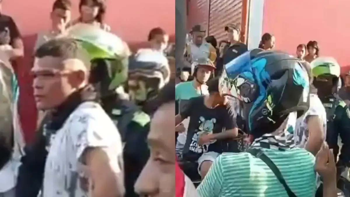Le robaron una cadena de oro, la recuperó y decidió llevarse la moto del delincuente: todo quedó en video