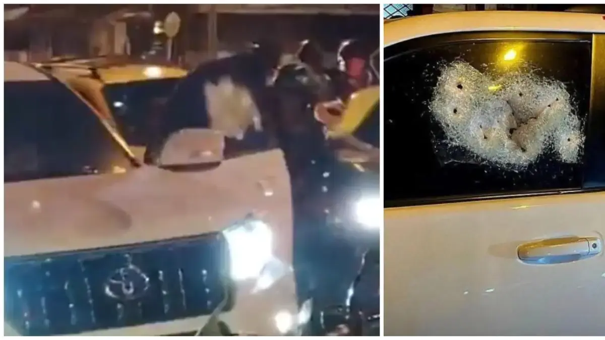 Los videos del hecho sicarial que dejó ocho personas heridas y un muerto en Cali tras ataque a camioneta blindada