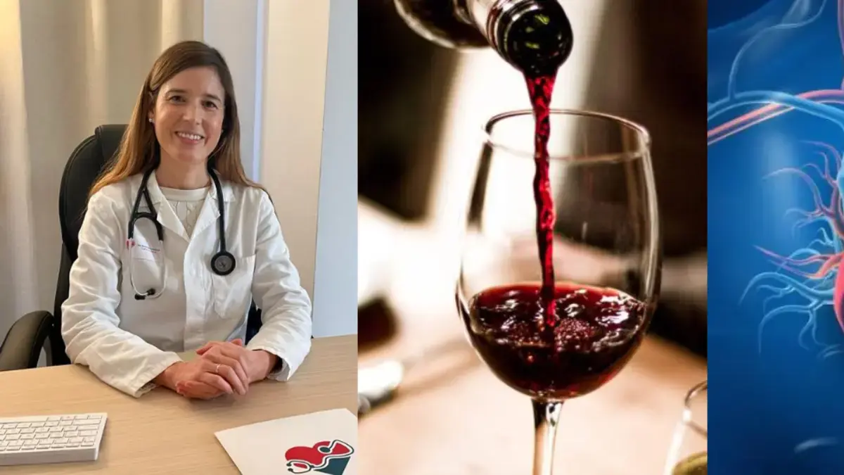 ¿Una copa de vino al día es buena para el corazón? Cardióloga desmiente mito: ‘El alcohol es tóxico y produce arritmias en altas dosis’