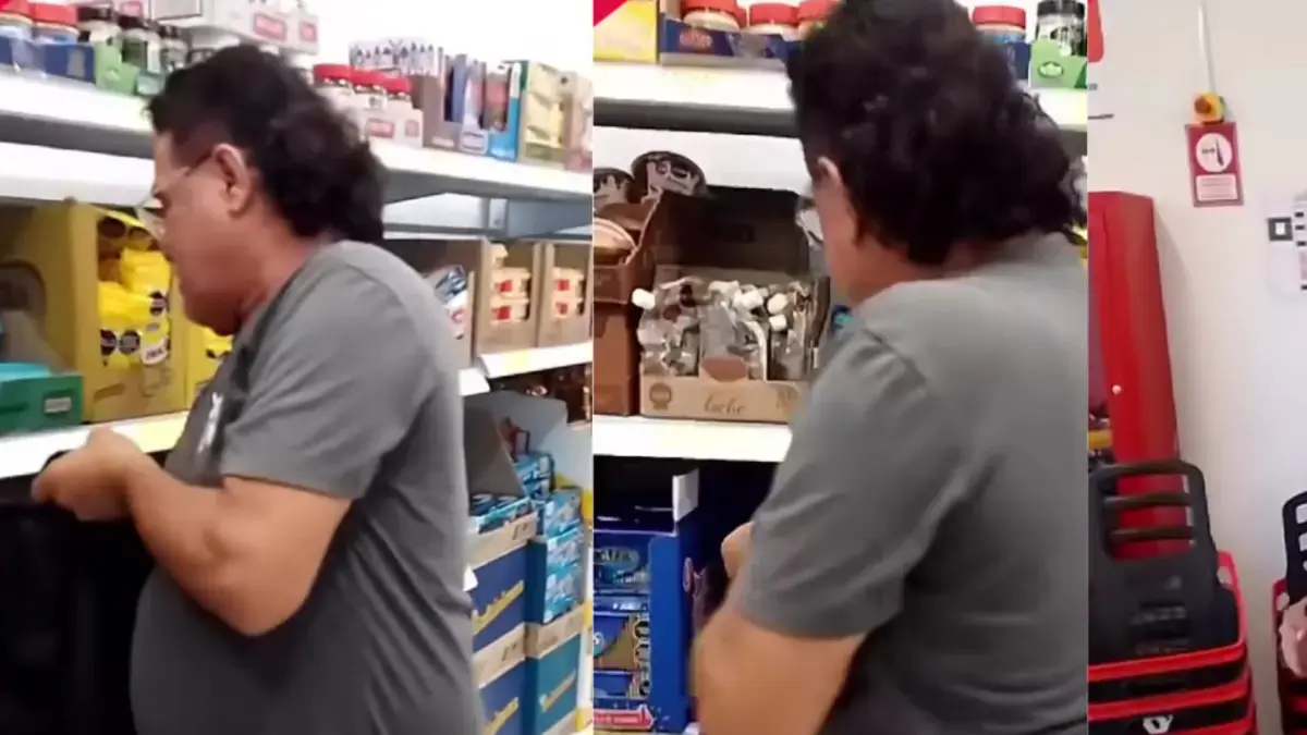Robo en D1 de Barranquilla: Trabajadores atrapan a ladrón con mercancía de más de $300.000 y lo enfrentan