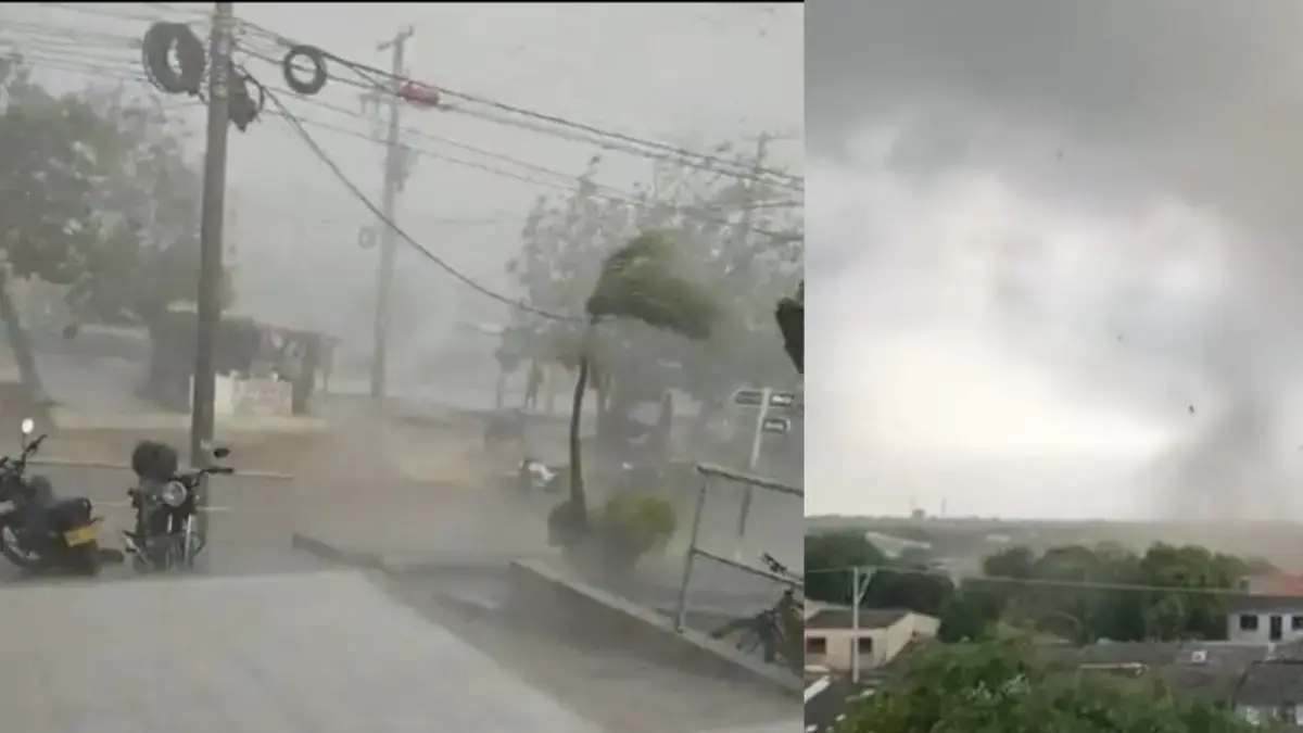Atlántico | Devastador vendaval causa emergencia en el municipio de Soledad: casas destechadas, árboles caídos y cortes de energía