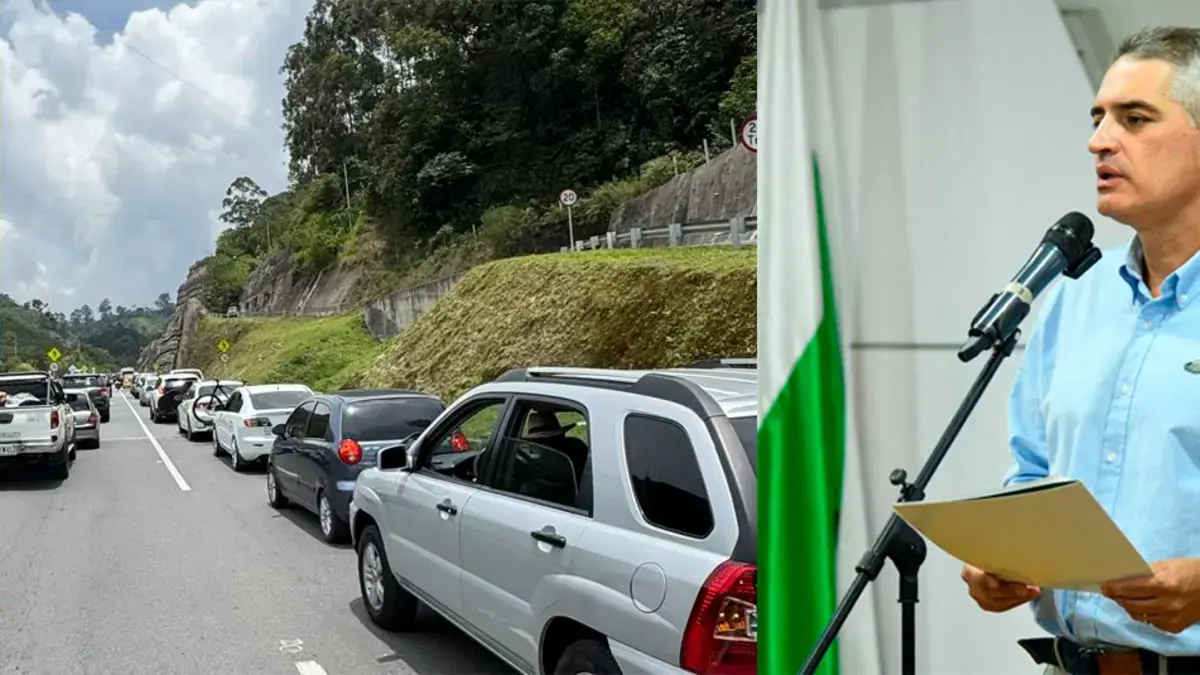 Gobernador de Antioquia ordenó a las autoridades despejar la vía hacia el Suroeste, en Amagá, bloqueada por transportadores de carga