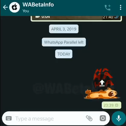 WhatsApp incluirá stickers con movimiento en próximas actualizaciones.