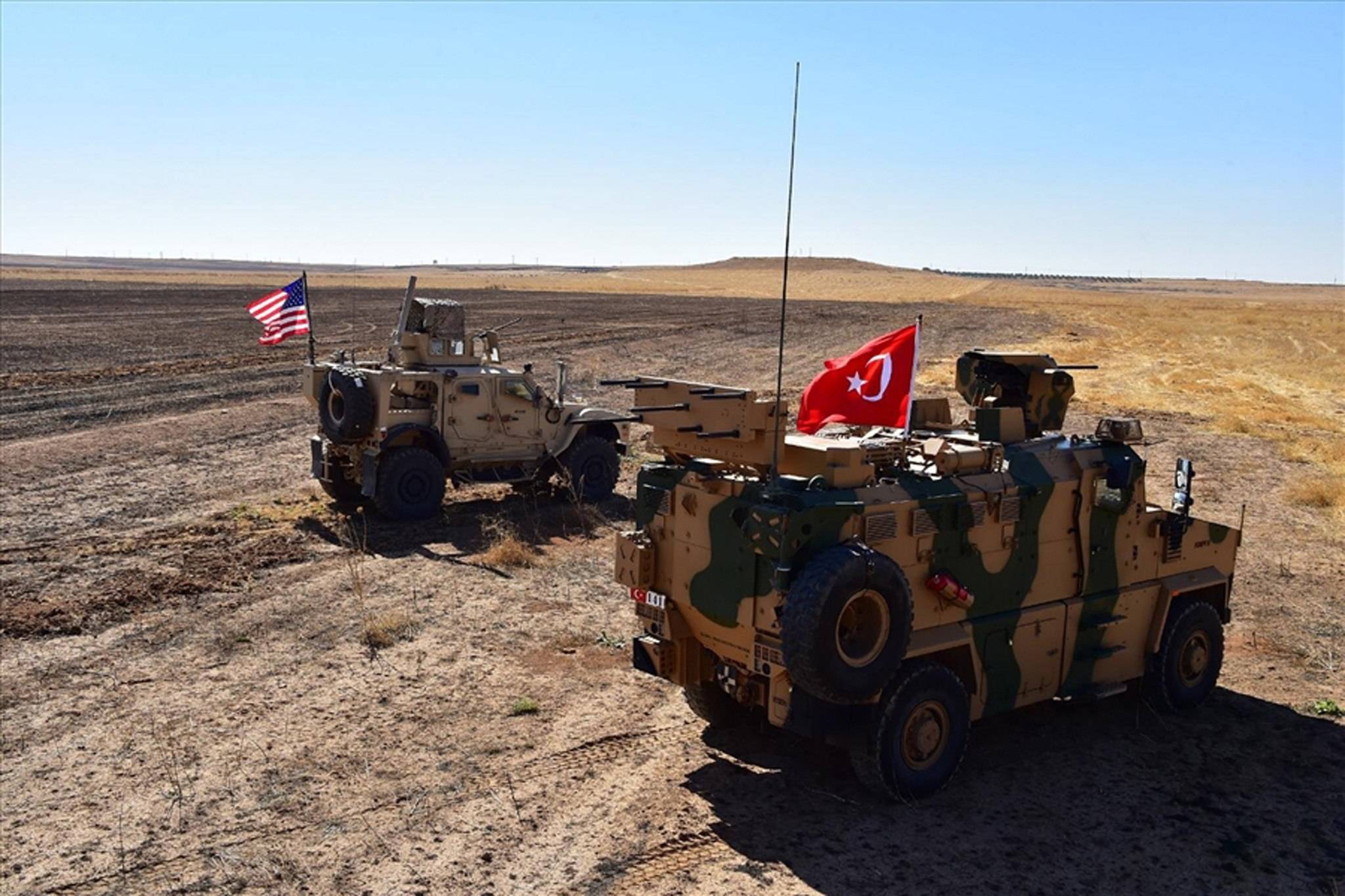 Tropas estadounidenses en Siria.