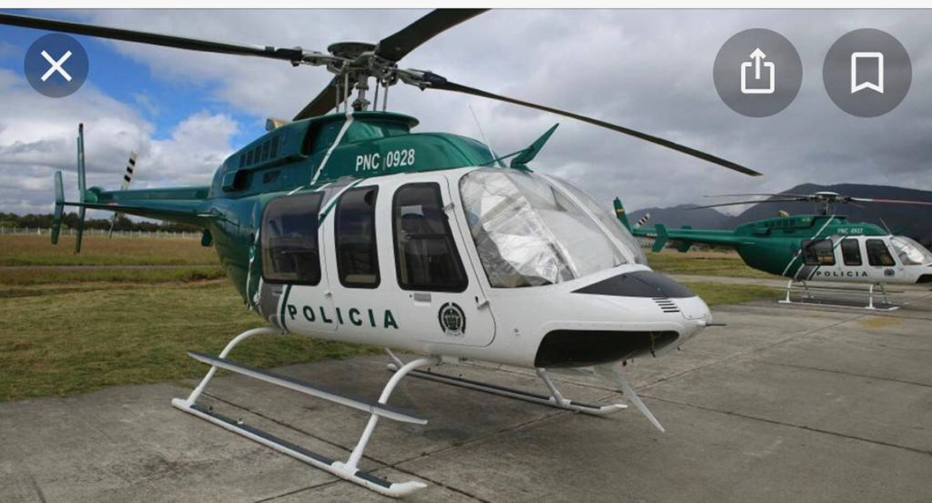 Con un helicópero Equipado con la Última Tecnología y Drones, la Gobernacia de Cundinamarca Quiere Ponerle Freno a la Delincuencia.