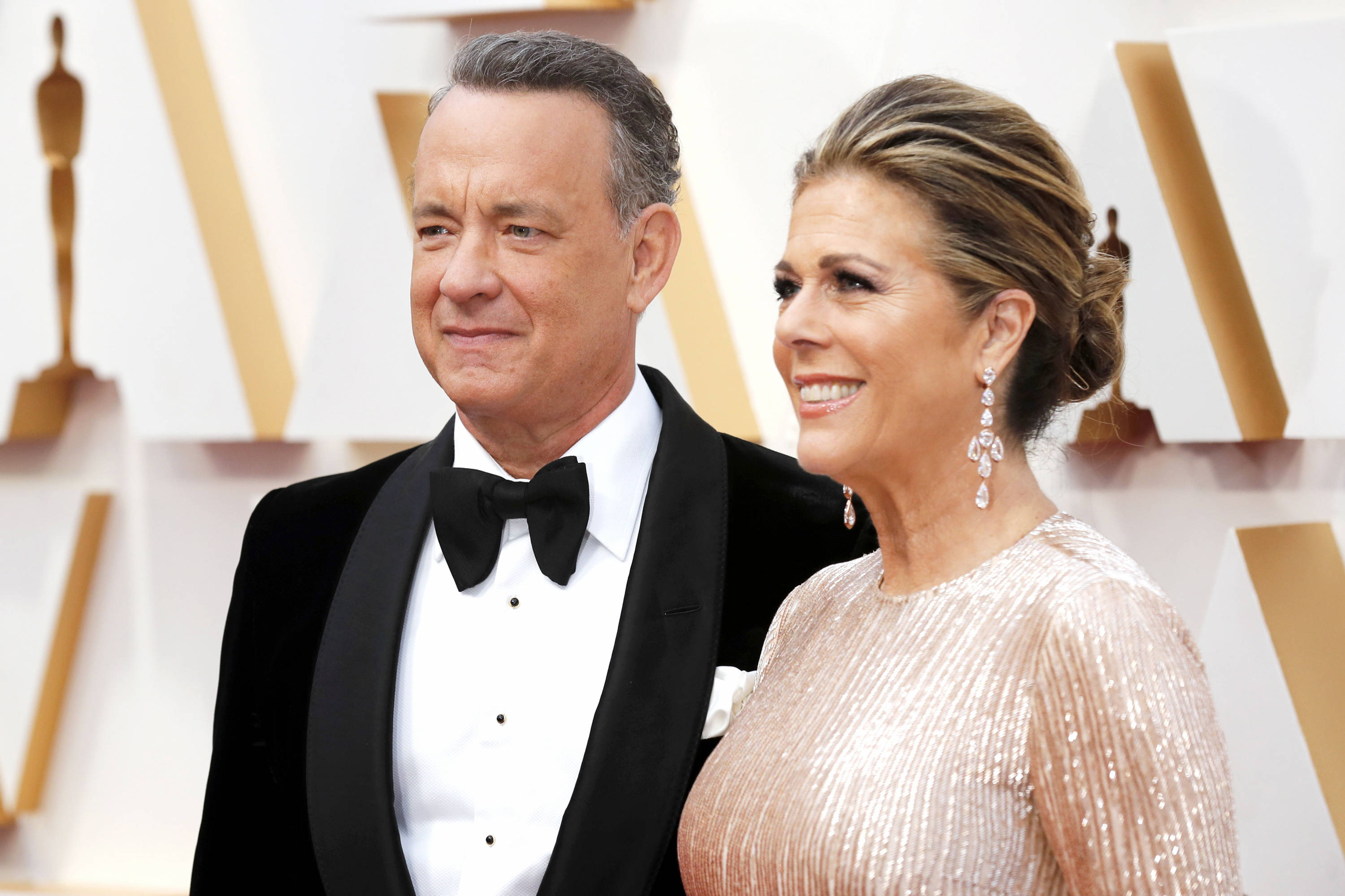 Tom Hanks y su esposa, Rita Wilson.