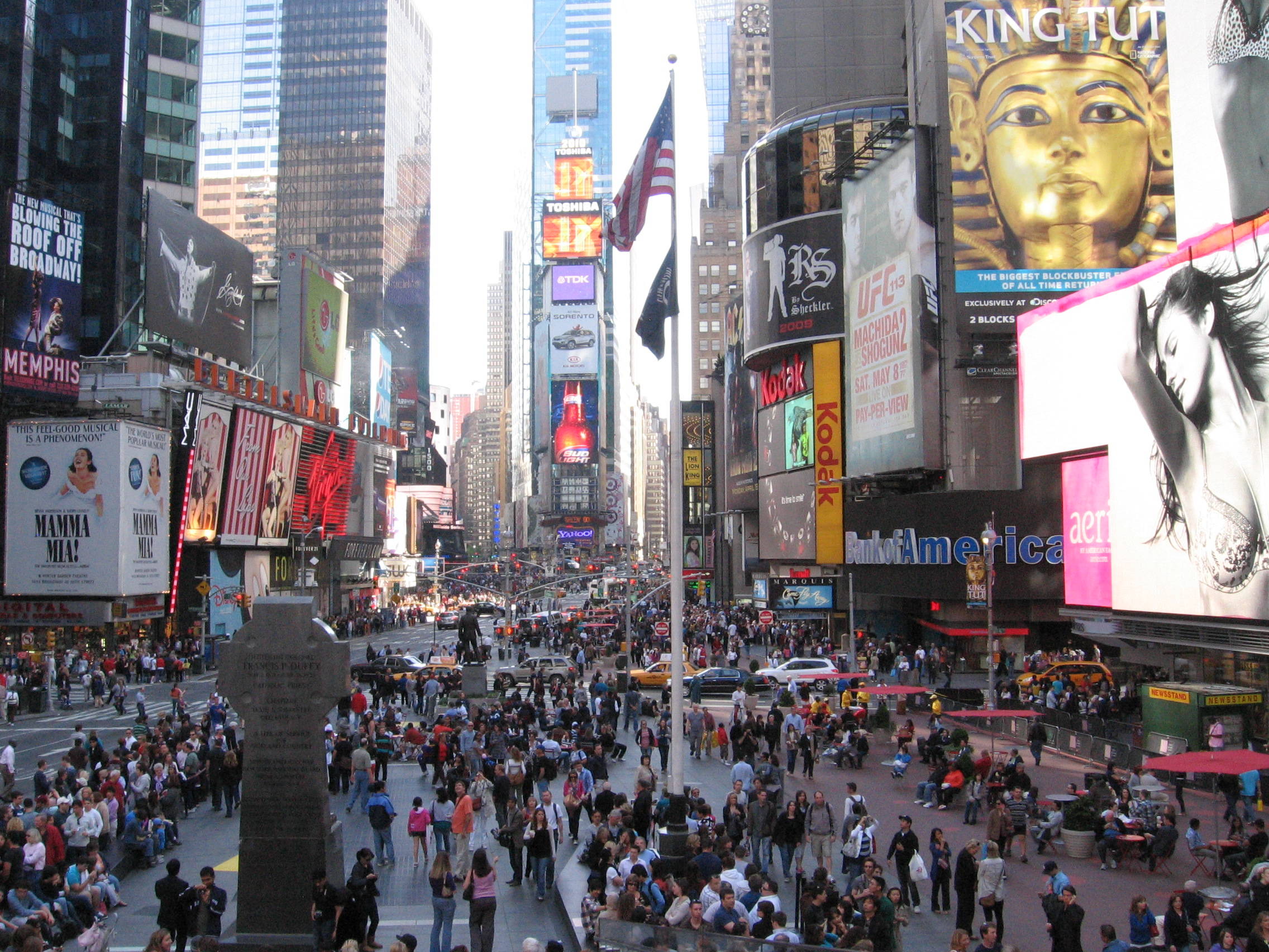 Times Square. Este punto de la isla de Manhattan es uno de los centros de entretenimiento y compras más grandes del mundo.