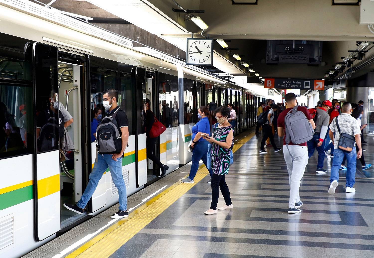 El hecho ocurrió el sábado pasado en el metro de Medellín.