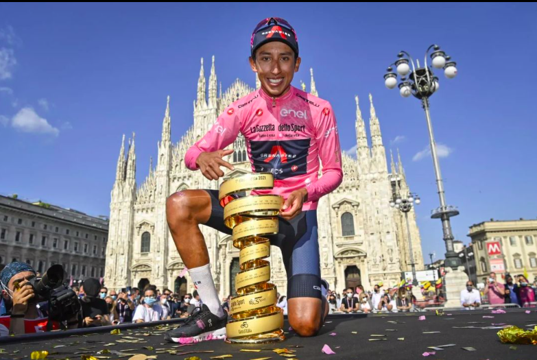 Egan Bernal ganador del Giro de Italia en 2021