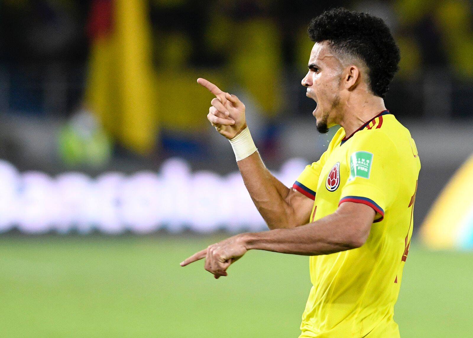 Luis Díaz marcó el primer gol en el partido Colombia-Bolivia.