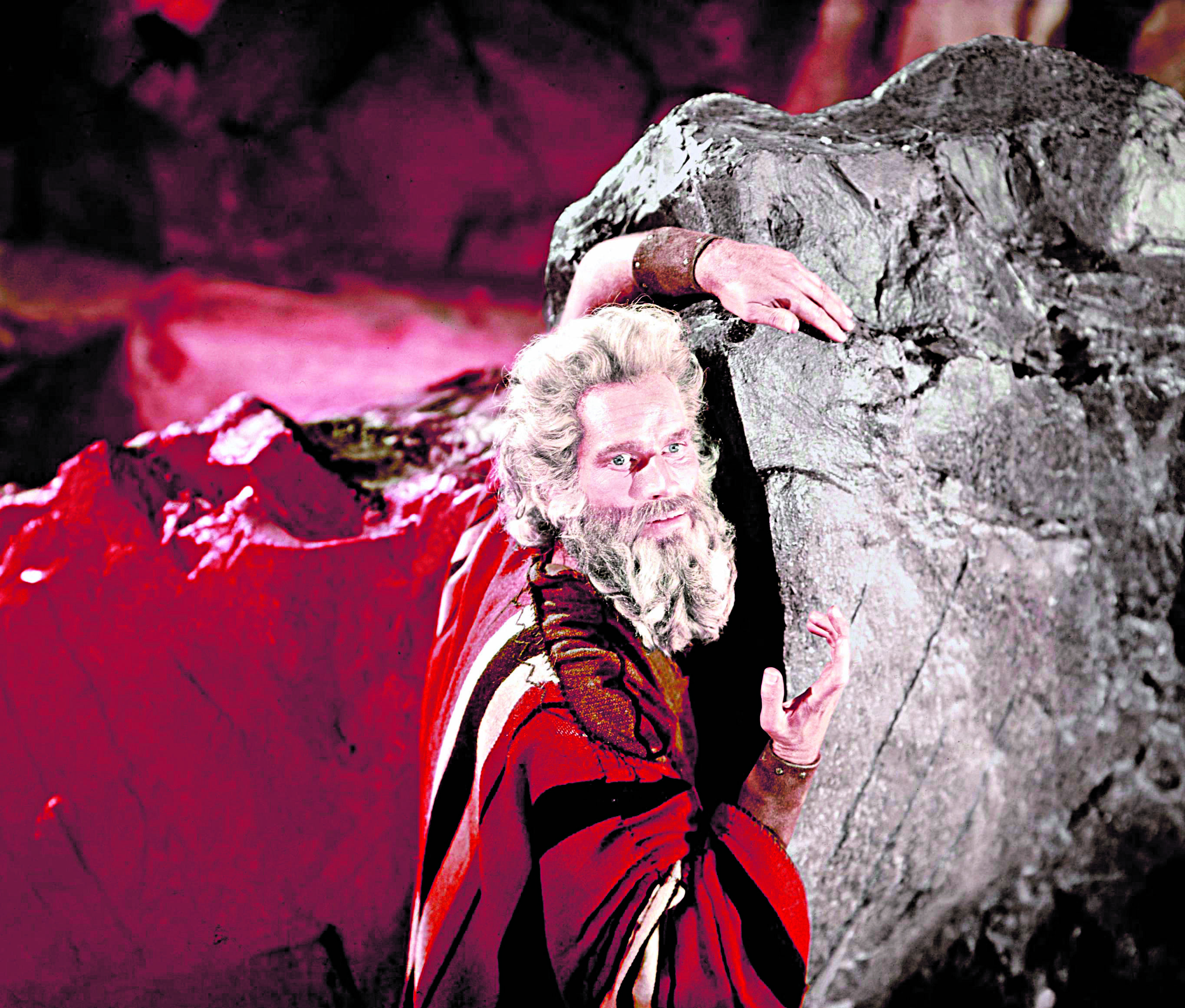 DeMille escogió a Charlton Heston como Moisés para ‘Los diez Mandamientos’ inspirado en la escultura de Miguel Ángel del hombre que recibió de Dios las tablas de la ley.