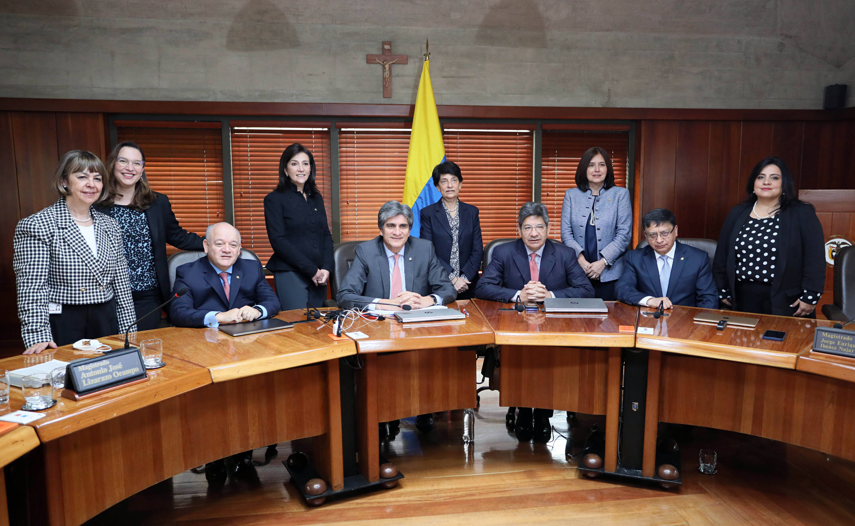 Bogota junio 16 de 2022. sala plena de la corte constitucional con la nueva magistrada..foto: Milton Diaz / EL Tiempo