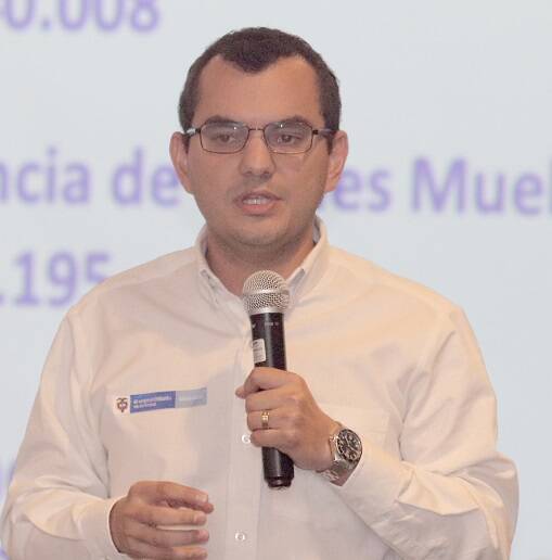 El presidente de la Sociedad de Activos Especiales,  SAE, Andrés Alberto Ávila