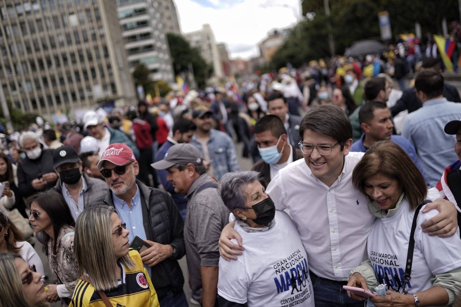Miguel Uribe en Las Marchas de Este Lunes.