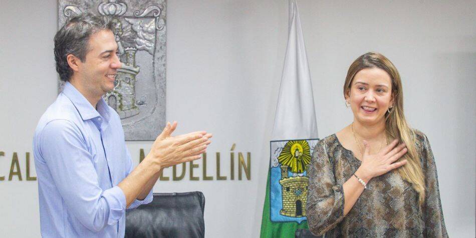 Daniel Quintero Junto A María Camila Villamizar.